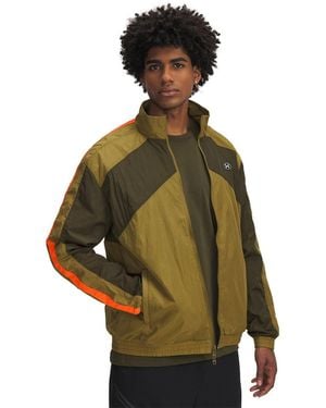 Under Armour Track Jacket Kleurblok - Groen