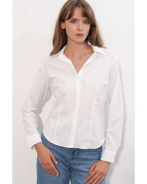 Bigdart Cotton Blend Shirt - White