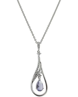 Orphelia 'Ebbi' 925 Sterling Chain With Pendant - Metallic