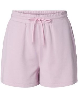 Pieces Loose Shorts Pcchilli Sweat Pants Effen Lila - Paars