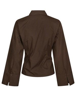 Neo Noir Blouse Lange Mouw 170086 Fenli - Bruin