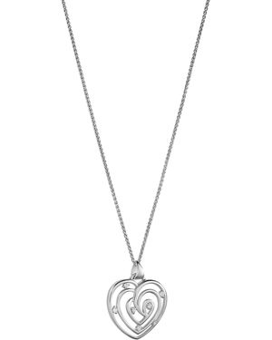 Orphelia 'Euphoria' 925 Sterling Chain With Pendant - Metallic