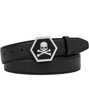 Philipp Plein Riem Skull - Zwart