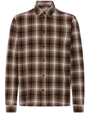 Solid Effen Shirt - Bruin