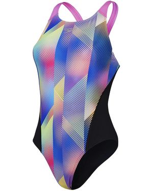 Speedo Zwempak Uit Één Stuk /Roze) - Blauw