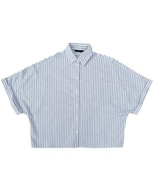 WITHBLACK Top Lange Mouw 00001656 Wblbianc - Blauw