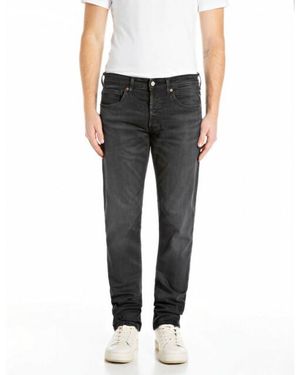 Replay Ma972 Grover 099 Denim Regular Straight- Rep - Grijs