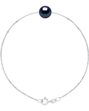 Ateliers Saint Germain Bracelet Real Cultured Freshwater Pearl Round 8-9 Mm - White