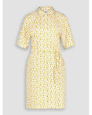 Another Label Coco Flower Dress Sunflower - Metallic
