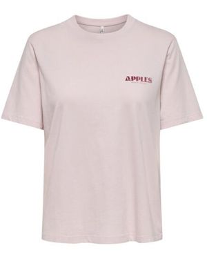 ONLY Onllucy Monja Ss Top Jrs Noos Licht - Roze
