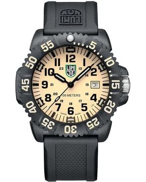 Luminox Black Resin Sport Watch - Metallic