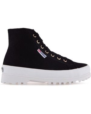 Superga 2341 Cotu Alpina Hoge Tops /Paalgoud) - Zwart