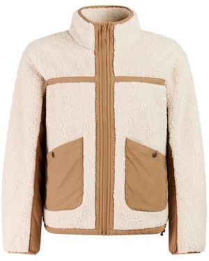 Protest Samica Outdoor Full Zip Top Fleece Sweater Met Rits - Naturel