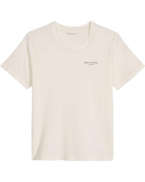 Marc O' Polo Marc O'Polo Mannen T-Shirt Mix N Match - Wit