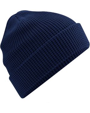 BEECHFIELD® Wafelmuts Van Biologisch Katoen (Marine Oxford) - Blauw