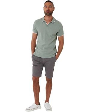 Threadbare Polo Met Kraag Voor (Salie) - Grijs