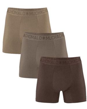 MUCHACHOMALO 3-Pack Boxershorts - Bruin