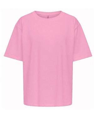 ONLY Onlbira Ss Loose Tee Jrs - Roze