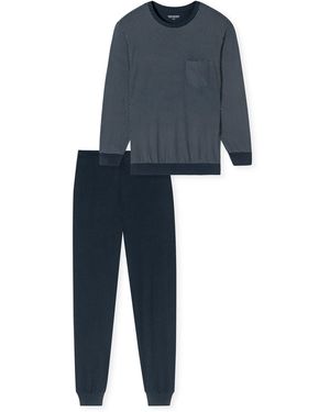 Schiesser Pyjama - Blauw