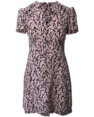 Maje Mini-Jurk Met Uitsnijdingen - Roze