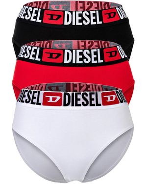 DIESEL Sam-D-Core-3Pack Slip - Rood