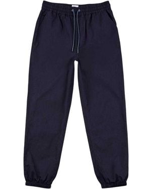 Pretty Green Geweven Joggingbroek Met Rechte Pijpen Voor (Marine) - Blauw