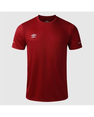 Umbro Sportief T-Shirt Met Ronde Hals Voor - Rood