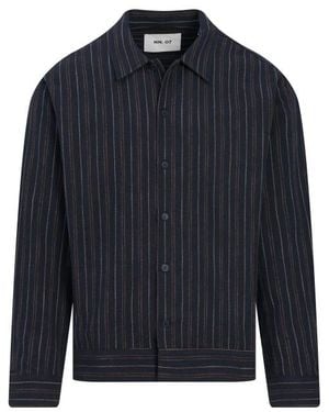 NN07 Overshirt Donker - Blauw