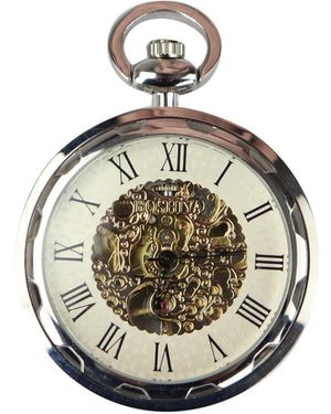 TruClothing Pocket Watch Mechanical Peaky Blinders Hunter Automatic Velvet - Metallic