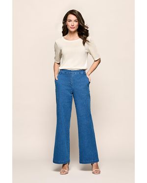 Mart Visser Rosely Broek Denim - Blauw