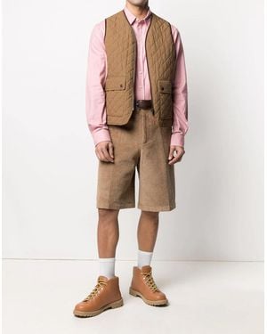 DSquared² Reversible Quilted Vest Jacket - Natural