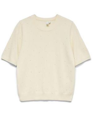 Vero Moda Ambre Rhinestone Pullover - Naturel