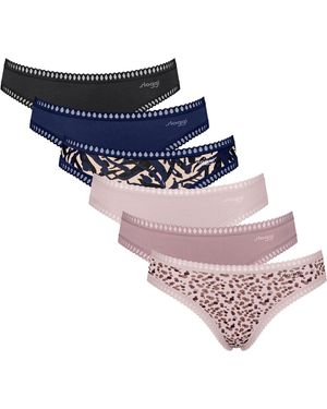 Sloggi Go Crush Mini C6P Slip - Blauw