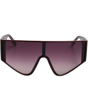 KARL LAGERFELD Acetate Mask-Style Sunglasses Kl6209S - Purple