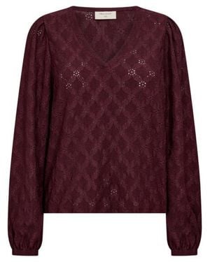 Freequent Fqeskonia-Shirt Port Royale - Paars