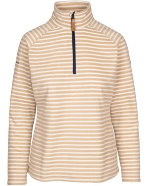 Trespass Ladies Silvana At100 Fleece Top (Soft) - Natural