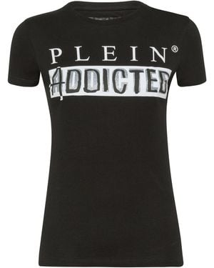 Philipp Plein T-Shirt Round Neck Ss Original - Zwart