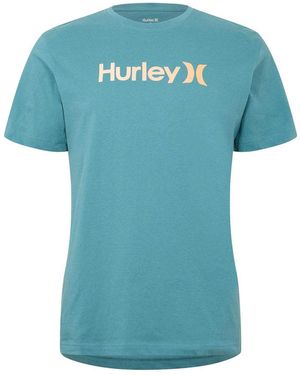 Hurley Groot Logo T-Shirt - Blauw