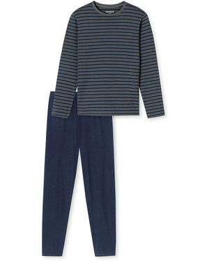 Schiesser Pyjama - Blauw