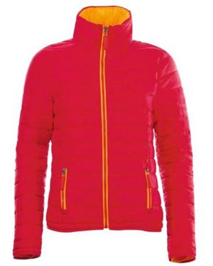 Sol's Ladies Ride Padded Water Repellent Jacket Nylon - Red