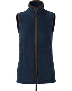 PREMIER Artisan Fleece Gilet (Marineblauw/Bruin)