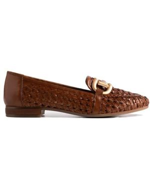 5Pm Matera Sassi Loafer Cognac - Bruin