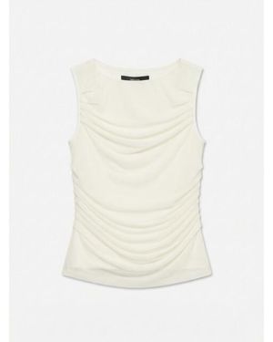 Vero Moda Vmflory Sl Mesh Top Jrs - Wit