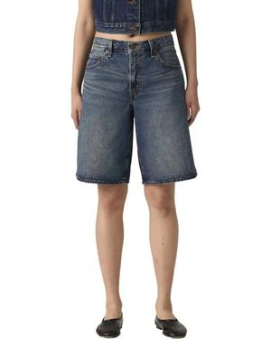 Levi's Baggy Dad Jort Hinged Heart Jort - Blauw