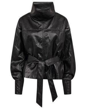 co'couture Blouse Lange Mouw 500322 Gittcc - Zwart