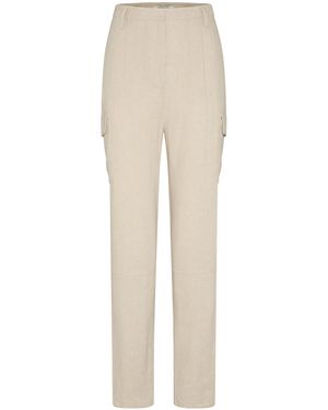 Bugatti Damen Cargo Broek Met Riemlussen - Wit