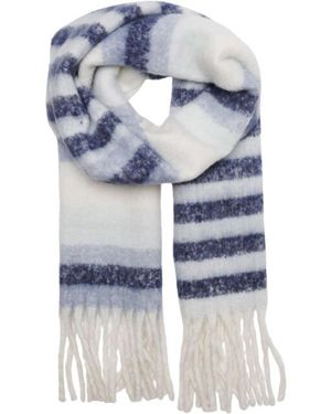 ONLY Onlvilma Life Striped Scarf Cc Dress Blues/Stripes - Blauw