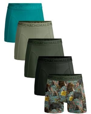 MUCHACHOMALO 5-Pack Boxershorts - Groen