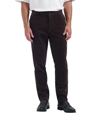 Dstrezzed Ds Logan Lt. Wide Rib Chino - Zwart
