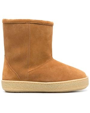 Isabel Marant Bottines Frieze En Daim - Marron